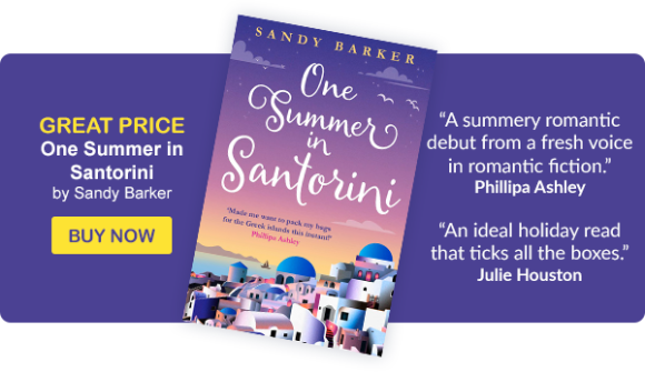 One Summer in Santorini by Sandy Barker